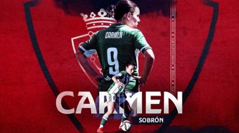 carmen Carmen Sobrón, nuevo fichaje de Osasuna Femenino