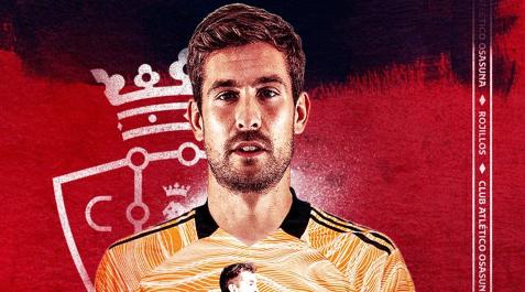 AitorOsa Imagen colgada en redes sociales por Osasuna con el fichaje del meta