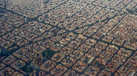 eixample Vista general del Eixample de Barcelona
