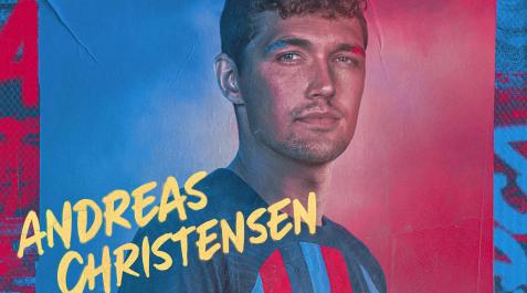 Imagen promocional del fichaje de Andreas Christensen difundida por la cuenta oficial del F.C. Barcelona en redes sociales Imagen promocional del fichaje de Andreas Christensen difundida por la cuenta oficial del F.C. Barcelona en redes sociales