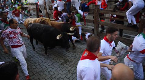 encierro 7 de julio 2022 Encierro del 7 de julio 2022. Toros de Núñez del Cuvillo.
