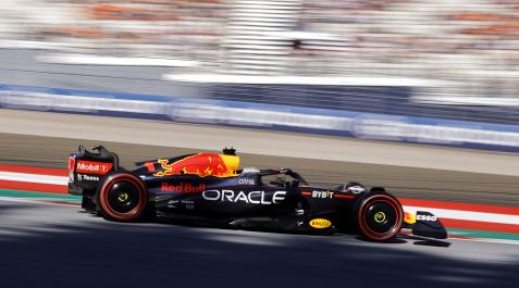 F1 El piloto de Red Bull, Max Verstappen, durante la calificación de la carrera corta de Austria