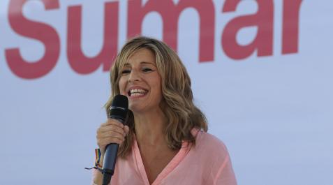 yolanda díaz Yolanda Díaz interviene en la presentación del proyecto Sumar.