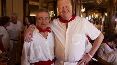 canadiense Patxi Chocarro y martin Schwab