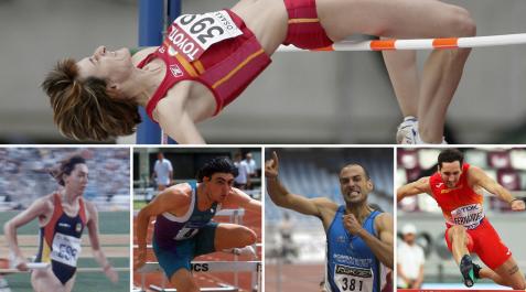 Marta Mendía, Goya Ferrer, íñigo Monreal, Txema Romera y Sergio Fernández Mundiales