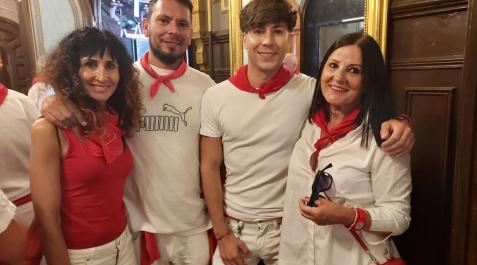 Pili Lorena Martínez Gago, Jon Zudaire Alduáin, Sergio Zudaire Alduáin y Pili Alduáin