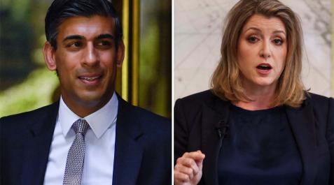 sunak y penny Rishi Sunak y Penny Mordaunt