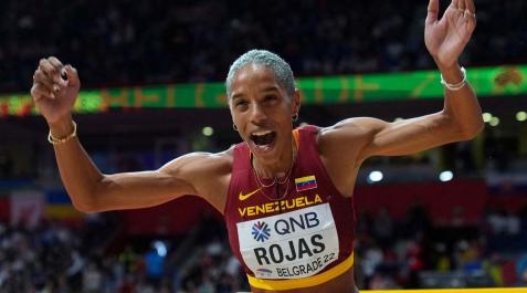 La gran saltadora venezolana Yulimar Rojas se centrará en el triple, para el que es clara favorita