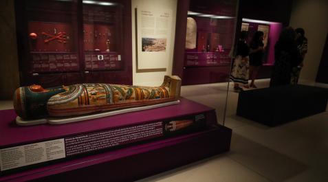 Momia de Nesperennub, sacerdote de Tebas, que forman parte de la exposición Momia de Nesperennub, sacerdote de Tebas, que forman parte de la exposición