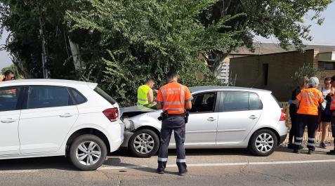 Imagen de los dos vehículos implicado en el accidente Imagen de los dos vehículos implicado en el accidente