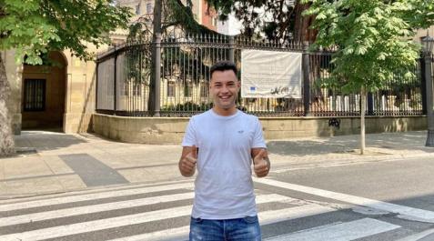 dani saldise Fotografía de Dani Saldise publicada en redes por el Palma Futsal tras comunicar su fichaje