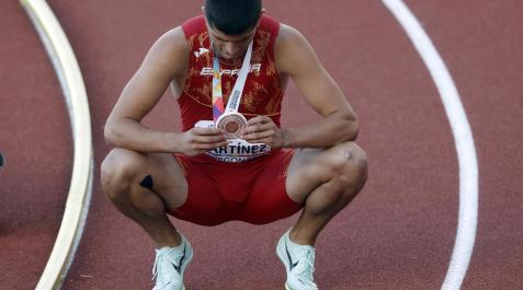 110v Imágenes de la final de los 110 metros vallas del Mundial de Eugene