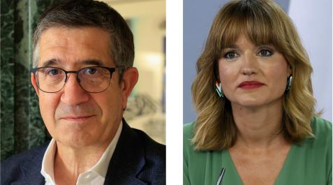 Patxi López y Pilar Alegría Patxi López y Pilar Alegría