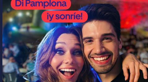 'Di Pamplona y sonríe', lema de la campaña turística veraniega del Ayuntamiento de Pamplona 'Di Pamplona y sonríe', lema de la campaña turística veraniega del Ayuntamiento de Pamplona