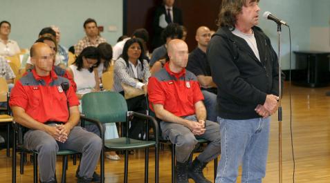 Imagen de 'El Solitario', en el juicio por el asesinato de dos guardia civiles en Castejón Imagen de 'El Solitario', en el juicio por el asesinato de dos guardia civiles en Castejón