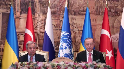 António Guterres y Recep Tayyip Erdogan firman el acuerdo del grano António Guterres y Recep Tayyip Erdogan firman el acuerdo del grano