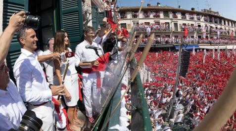 cohete de Tudela 2022 Fotos del cohete de Tudela 2022./