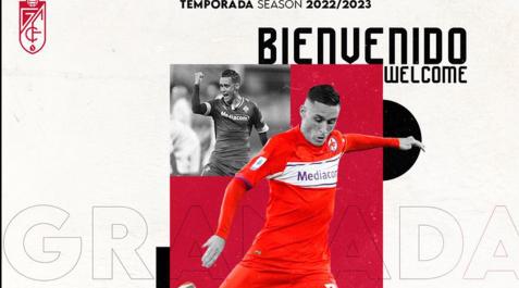 josé callejón Bienvenida del Granada a Callejón en redes sociales
