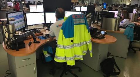 112 madrid Emergencias 112 recibió el aviso a las nueve y media de la mañana