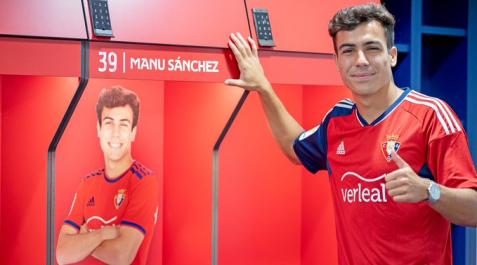 manu sánchez Manu Sánchez vivirá su tercera cesión en Osasuna