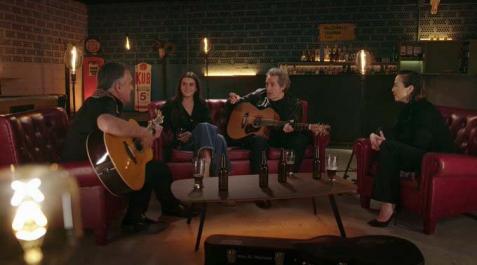 amaia Amaia, junto a Wyoming, Miguel Ríos y Leonor Watling, en 'Usted está aquí'