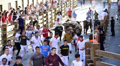 Tercer encierro de fiestas de Tudela