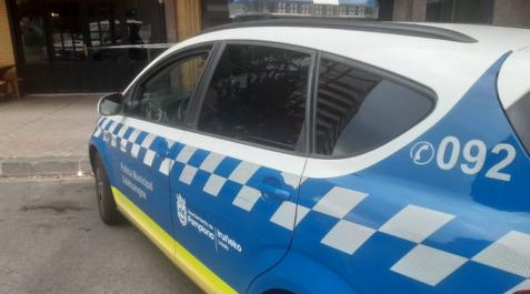 policia-municipal Un coche de la Policía Municipal de Pamplona