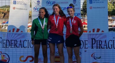 Ainé Sanmartín Ruíz, subcampeona de España de K1 Ainé Sanmartín Ruíz, subcampeona de España de K1