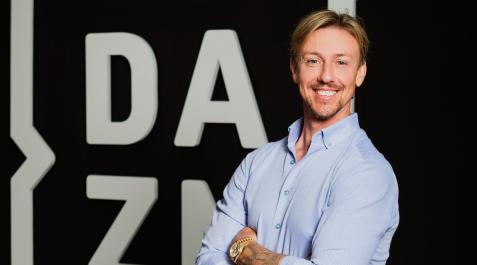 Guti durante la presentación en Dazn Guti durante la presentación en Dazn