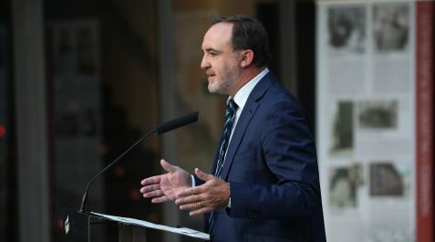 Javier Esparza, presidente de UPN y portavoz de Navarra Suma Javier Esparza