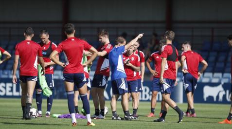 Entrenamiento de Osasuna en Tajonar Osasuna