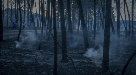 Incendio en Verín Desolación en Verín