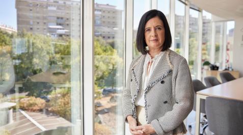 Cristina Sotro, presidenta de AMEDNA, en las oficinas de su empresa, Klammer Centros de Negocios Cristina Sotro, presidenta de AMEDNA, en las oficinas de su empresa, Klammer Centros de Negocios
