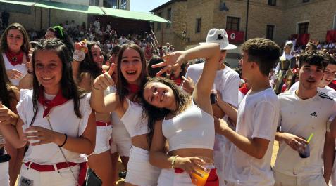 Inicio de las fiestas de Larraga Inicio de las fiestas de Larraga