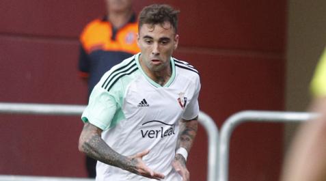 Rober Ibáñez durante el partido contra el Mirandés Rober Ibáñez durante el partido contra el Mirandés