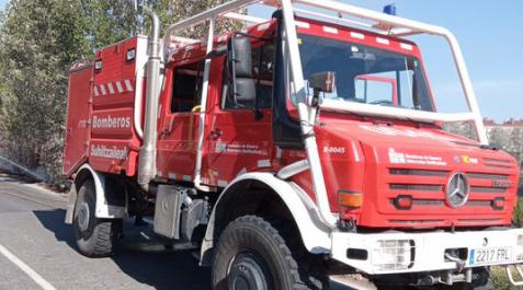 cambión de bomberos Los bomberos han acudido a Burlada y Goizueta para sofocar dos incendios