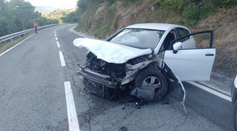 ACCIDENTE mezkiriz Estado en el que ha quedado el vehículo accidentado
