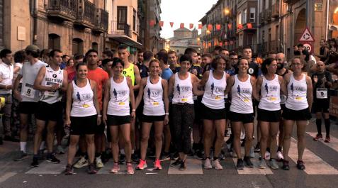Milla Participantes en la 'Milla del pastor' de Tafalla