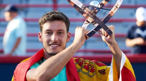 Pablo Carreño Pablo Carreño, celebrando su triunfo