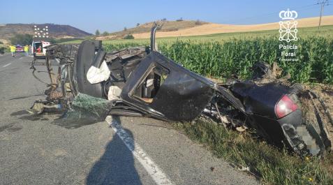 Estado en el que ha quedado el vehículo tras el accidente Estado en el que ha quedado el vehículo tras el accidente