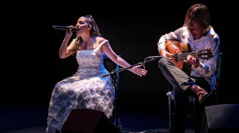maría josé llergo La cantante María José Llergo, en el Real Coliseo de Carlos III de El Escorial, en un concierto este mes de agosto