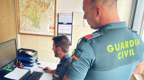 guardia civil Efectivos de la Guardia Civil de Navarra y Albacete han colaborado en la investigación
