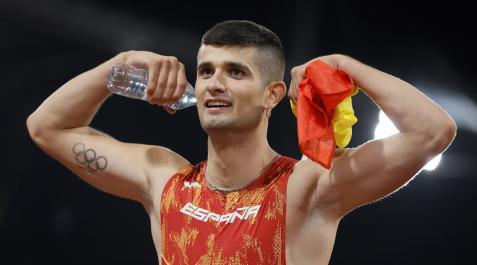2022 European Champio (35466940) Imágenes de la final del 110 metros vallas del Campeonato de Europa 2022 de Múnich con el navarro Asier Martínez campeón