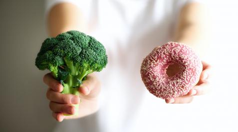 Brócoli y donut Brócoli y donut