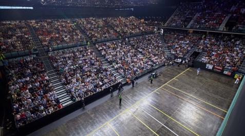 final pelota Aspecto del Navarra Arena en la final del Manomanista el pasado mes de mayo