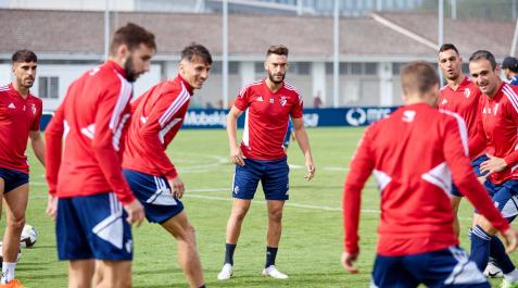 osasuna entrenamiento Entrenamiento del jueves en Tajonar
