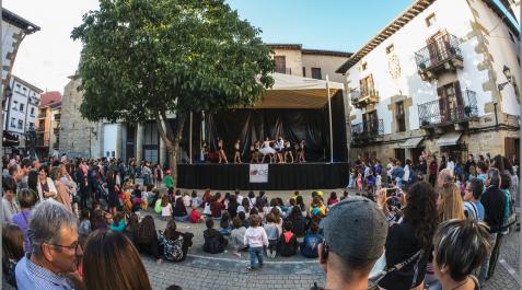 Asistentes a la fiesta del comercio de la edición pasada en Alsasua. Asistentes a la fiesta del comercio de la edición pasada en Alsasua.
