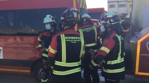 bomberos andalucía Imagen de archivo de una actuación de Bomberos