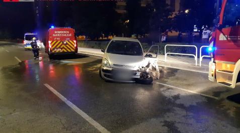 accidente pamplona Estado en el que ha quedado el vehículo tras el accidente