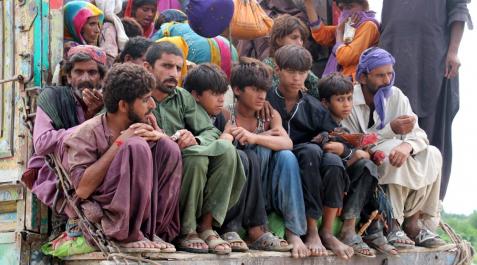 Inundaciones en Pakistán Las inundaciones han provocado la evacuación de miles de personas